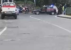 Chiusa via Capo alle porte di Sorrento – foto e video –