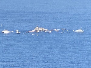 La suggestione del rito in ricordo dei morti in mare al Vervece di Massa Lubrense – foto –