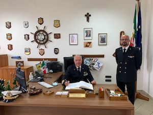 L’Ammiraglio Vella in visita ufficiale alla Capitaneria stabiese