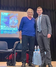 Daniel Pennac presenta a Sorrento Ho visto Maradona