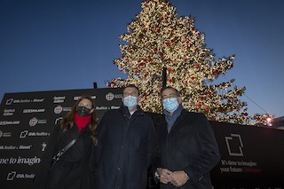 Un po’ di Sorrento nell’albero di Natale di Milano