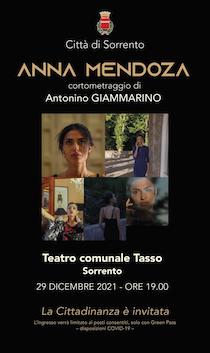 A Sorrento in anteprima il cortometraggio “Anna Mendoza”