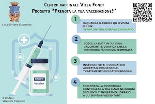 A Piano di Sorrento si sceglie la data del vaccino