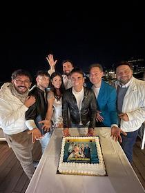 Festa a Sorrento per Sal Da Vinci ed il cast della sua tournée