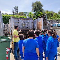 Gli alunni di Sorrento a lezione di riciclo