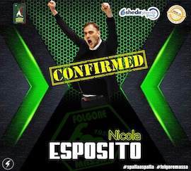 La Folgore Massa riparte da coach Esposito