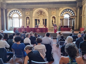 Il sindaco di Sorrento premiato a Firenze: Medaglia Laurenziana per la città