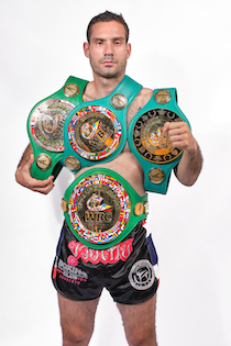 Luca Falco del Sorrento Boxing Club campione del mondo di Muay Thai