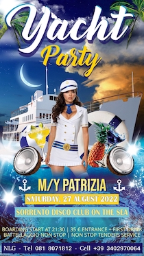Yacht party nel golfo di Sorrento sull’unità Nlg “Patrizia”