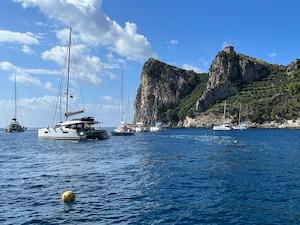 I velisti del New York Yacht Club incantati dal golfo di Napoli