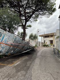 Maltempo, problemi per il vento in penisola sorrentina