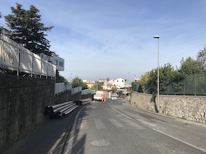 A Piano di Sorrento continuano i lavori per la nuova rete elettrica costiera