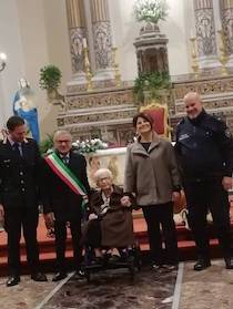 Festa a Massa Lubrense per i 100 anni di suor Maria Lucia