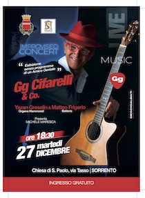 A Sorrento concerto di Natale di Gigi Cifarelli