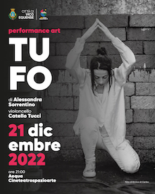 A Vico Equense la performance artistica “Tufo” di Alessandra Sorrentino