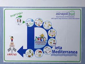 L’Asl Napoli 3 Sud porta nelle scuole il Gioco della Dieta Mediterranea