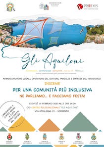 Al centro Gli Aquiloni di Sorrento si presentano i nuovi progetti