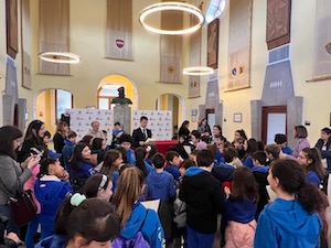 Gli alunni delle scuole di Sorrento a lezione dal sindaco