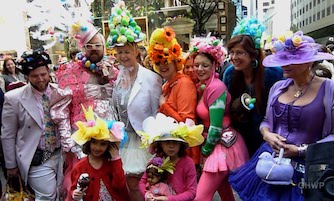 Questa mattina la sfilata con gli “Easter bonnet” a Sorrento