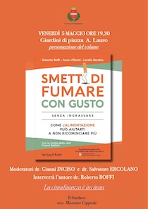 A Sorrento si presenta il libro Smetti di fumare con gusto