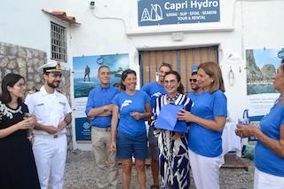 Nuova sede Marevivo a Capri da dove parte l’idea del bicchiere personale