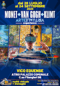 A Vico Equense mostra virtuale delle opere di Van Gogh, Monet e Klimt