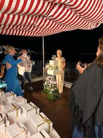 Festa grande sulla Terrazza Vittoria di Sorrento per Teresa Cardillo