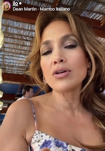 Pranzo a Lo Scoglio di Nerano per Jennifer Lopez