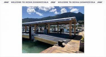 Nuovo pontile Snav a Casamicciola Terme