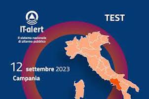 Test in Campania per il sistema IT-Alert, il 12 settembre messaggi a tutti i cellulari