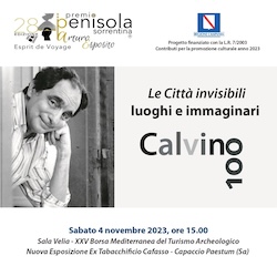 Il Premio Penisola Sorrentina celebra Calvino alla Bmta di Paestum