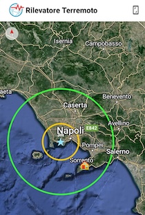 Terremoto a Napoli, avvertito anche in penisola sorrentina