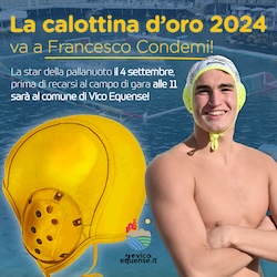Vico Equense. Premio al pallanotista della nazionale Francesco Condemi