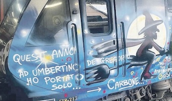 Sorrento. Blitz writer in stazione, messaggio a De Gregorio