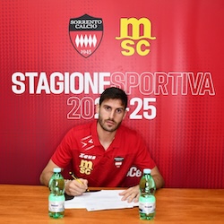 Secondo colpo di mercato in poche ore per il Sorrento, firma Luigi Carillo