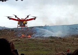 Sorrento. Droni per prevenire gli incendi boschivi