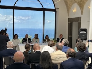 Massa Lubrense. Monica Sarnelli madrina de La Tavola dei 300