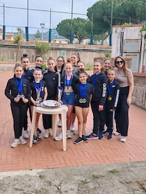 Sorrento. Grande evento di ginnastica ritmica