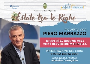 Sant’Agnello. Piero Marrazzo presenta il suo ultimo libro