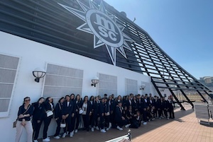 Sorrento. Visita alla Msc Divina per gli studenti del San Paolo