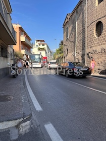 Sorrento. Bus in panne sul corso Italia, traffico in tilt in tutta la costiera