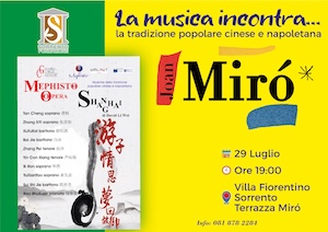 Sorrento. Concerto di musiche napoletane e cinesi