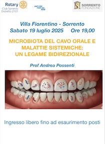 Sorrento. Incontro pubblico su microbiota del cavo orale e malattie sistemiche