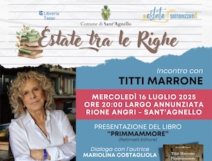 Sant’Agnello. Titti Marrone presenta “Primmammore”