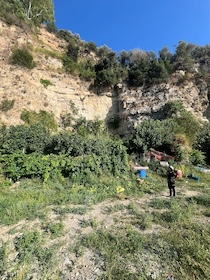 Vico Equense. Piccolo smottamento in località Pezzolo