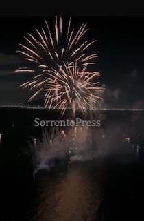 Sorrento. Domani il grande spettacolo dei fuochi di Ferragosto