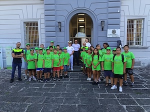 Sant’Agnello. I ragazzi della Protezione Civile incontrano la Guardia Costiera