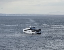 Tra Sorrento e Capri il Wayfinder di Bill Gates