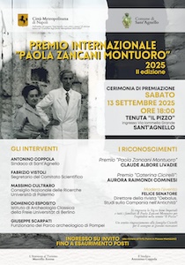 Sant’Agnello. Sabato il Premio Zancani, gli insigniti