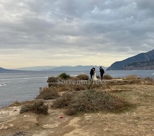 Sorrento. Shooting alla Regina Giovanna per coppia di sposi